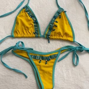 Yellow bikini